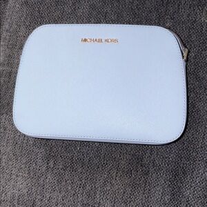 Michael Kors Sky Blue Clutch